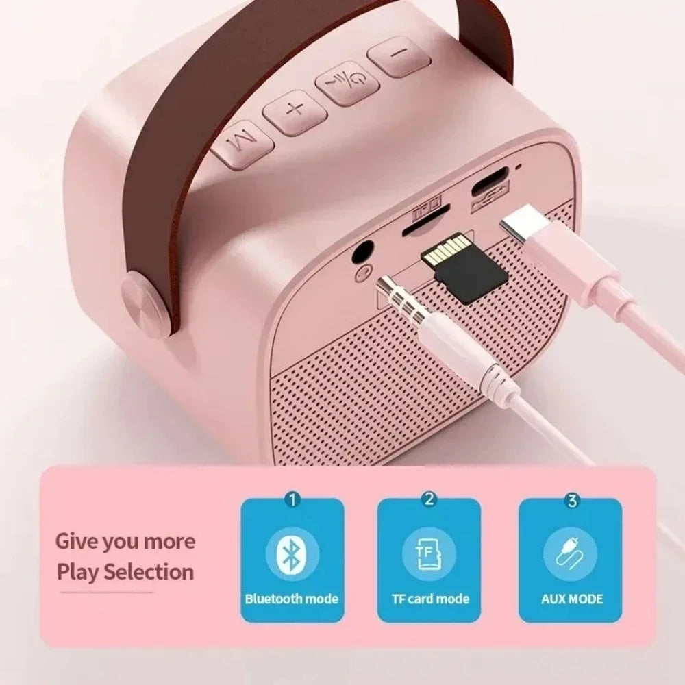 Máquina de karaoke dual con micrófonos