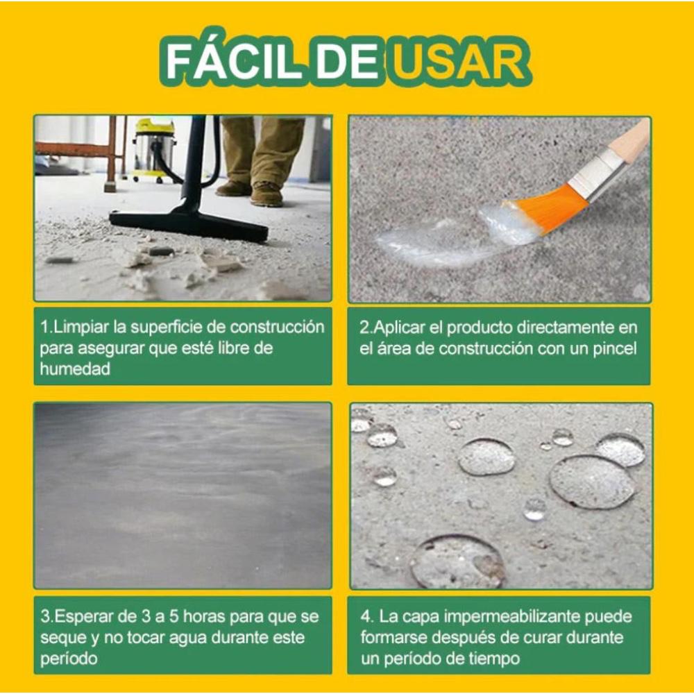Sellador Impermeable Transparente Tapagoteras