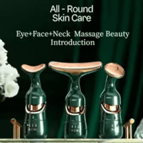 Masajeador facial anti envejecimiento 3 en 1