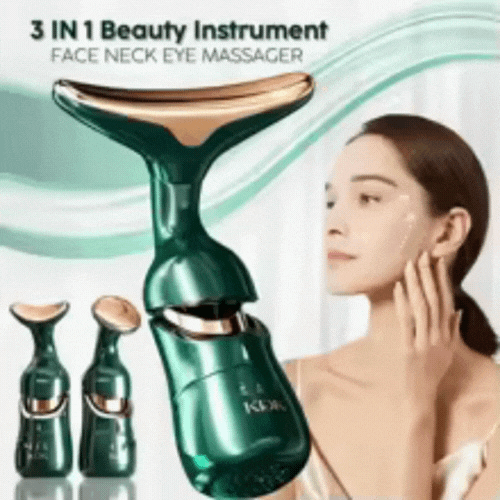 Masajeador facial anti envejecimiento 3 en 1