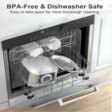 Alimentador de agua para mascotas de acero inoxidable.